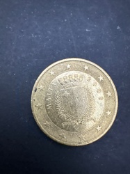 Maltese 10 Euro Cent Coin