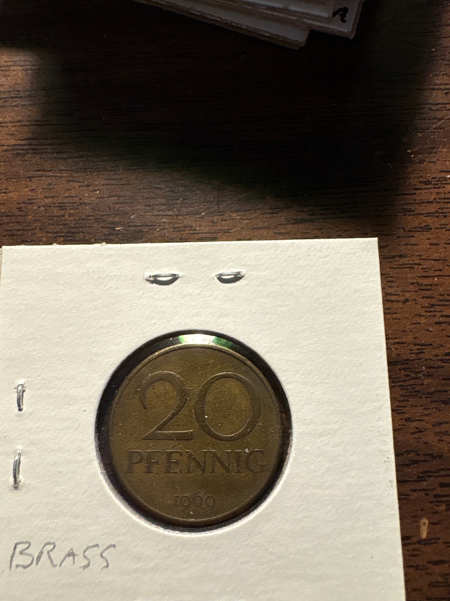 East Germany 20 Pfennig — reverse