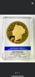1849 Liberty Head Double Eagle Replica