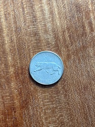 Canadian Centennial 25 Cents (Bobcat / Lynx)