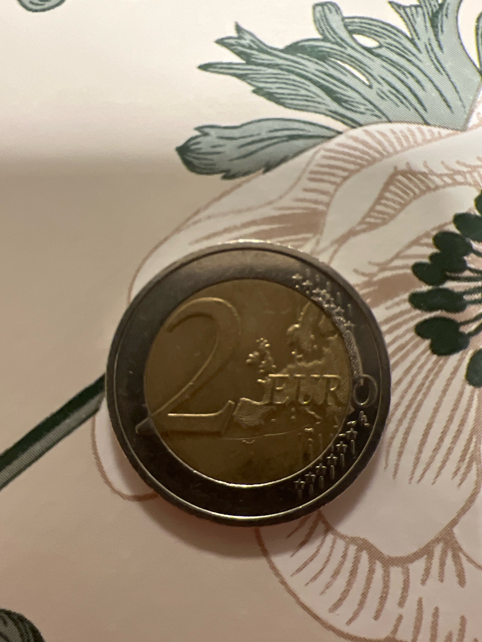 Croatian 2 Euro Coin — reverse