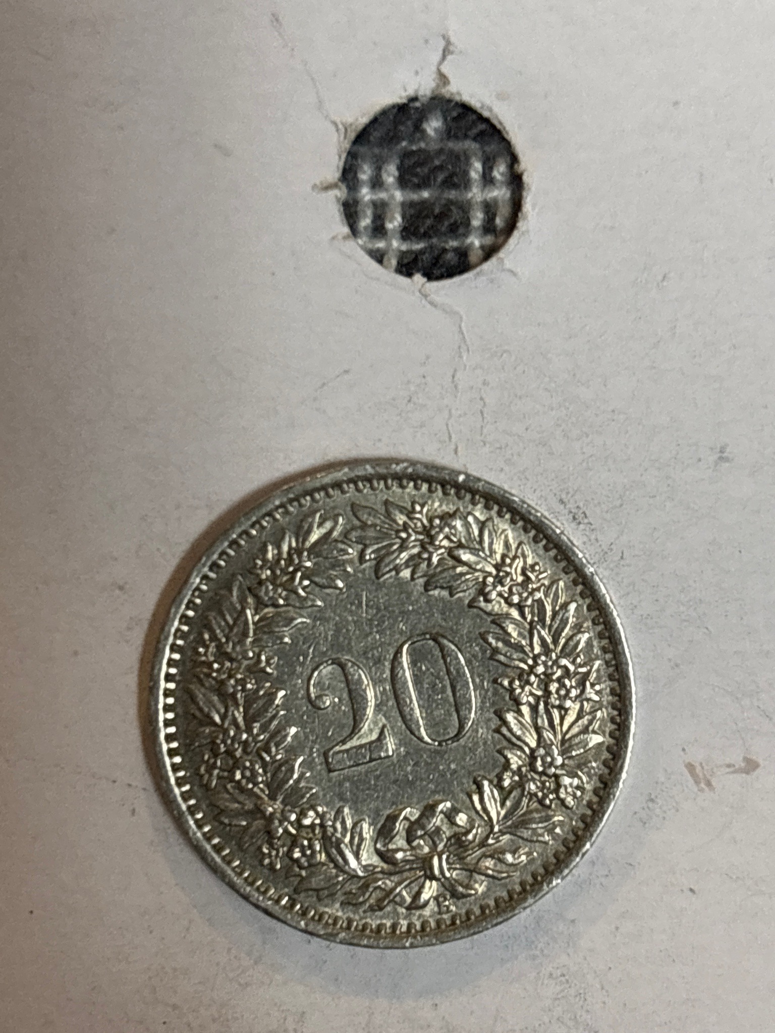 20 Rappen (Switzerland) — reverse