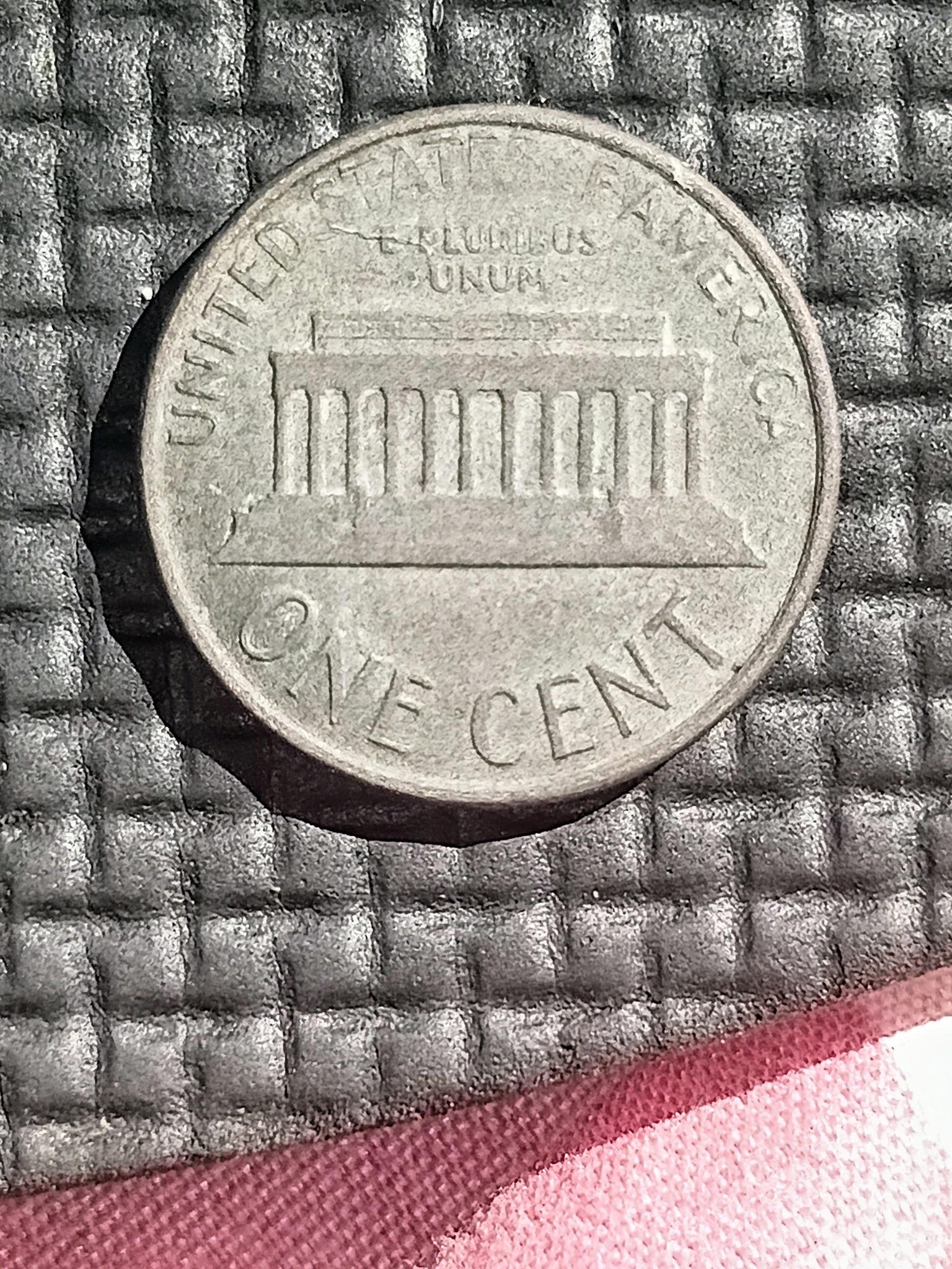 Lincoln Memorial Cent (Zincoln) — reverse