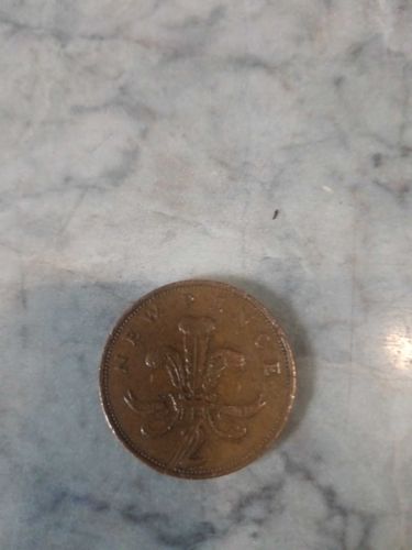 British Two New Pence (Prince of Wales feathers)