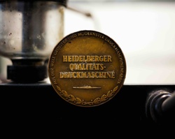 Heidelberg Quality Printing Press Medallion
