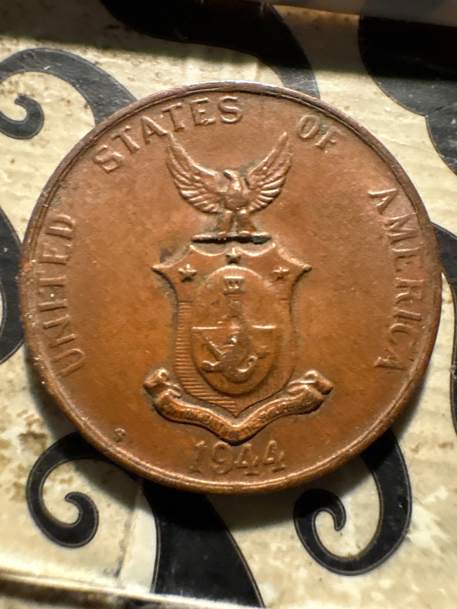 United States Administration of Philippines One Centavo — reverse