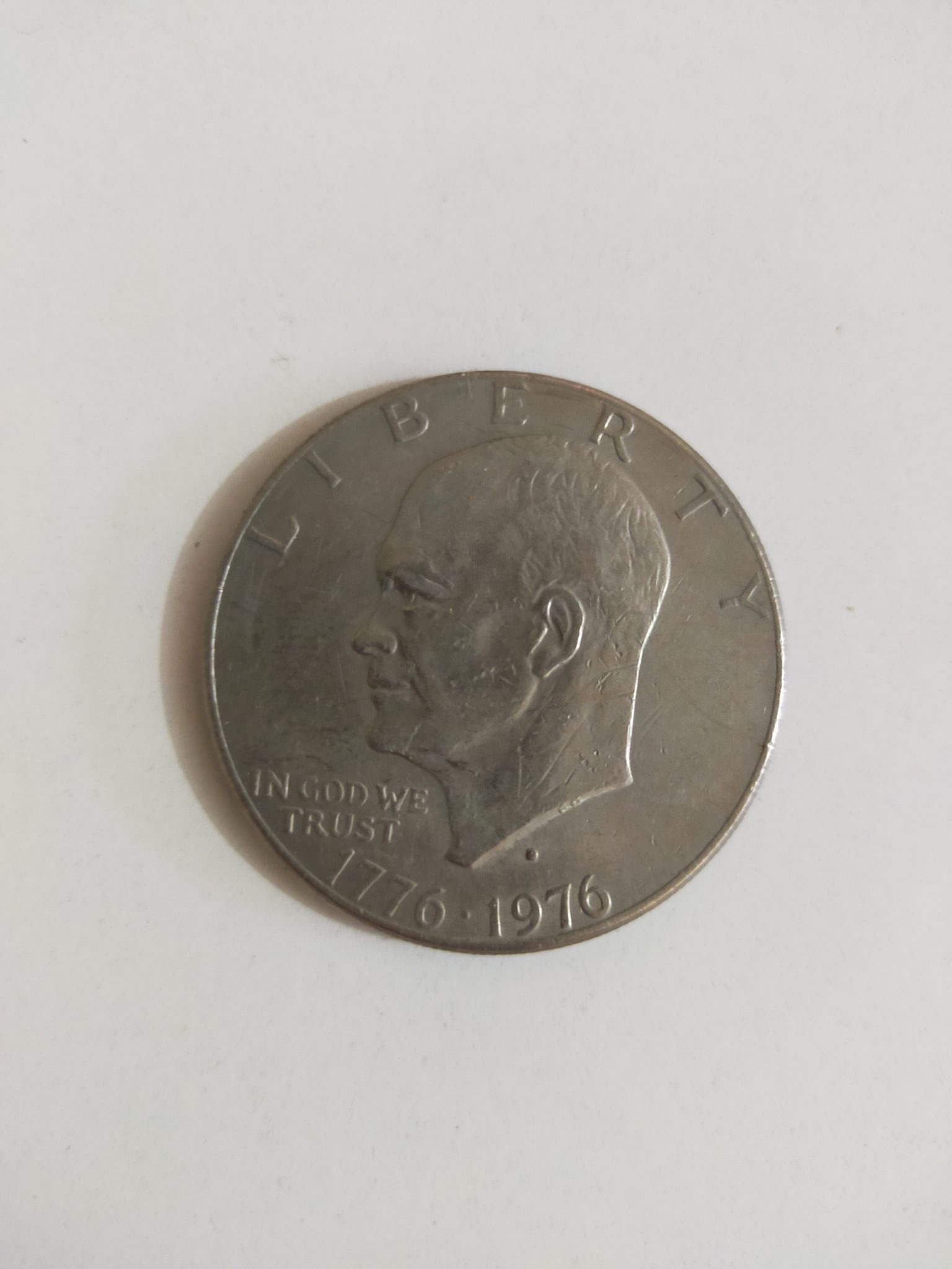 Eisenhower Bicentennial Dollar — obverse