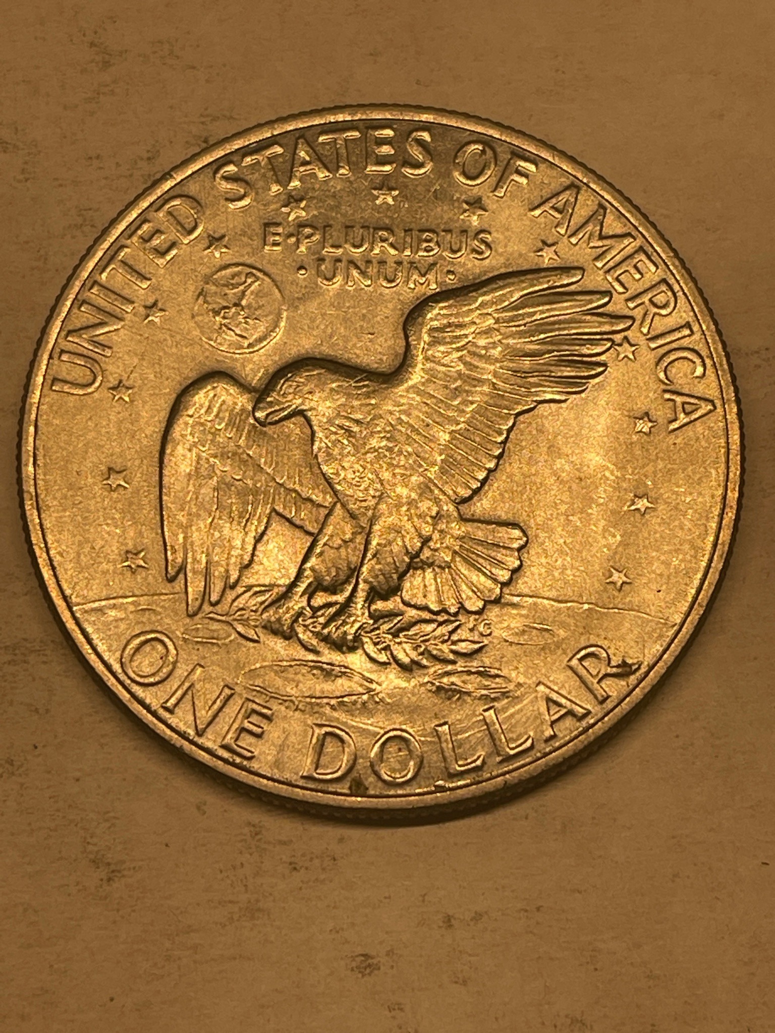 Eisenhower Dollar — reverse