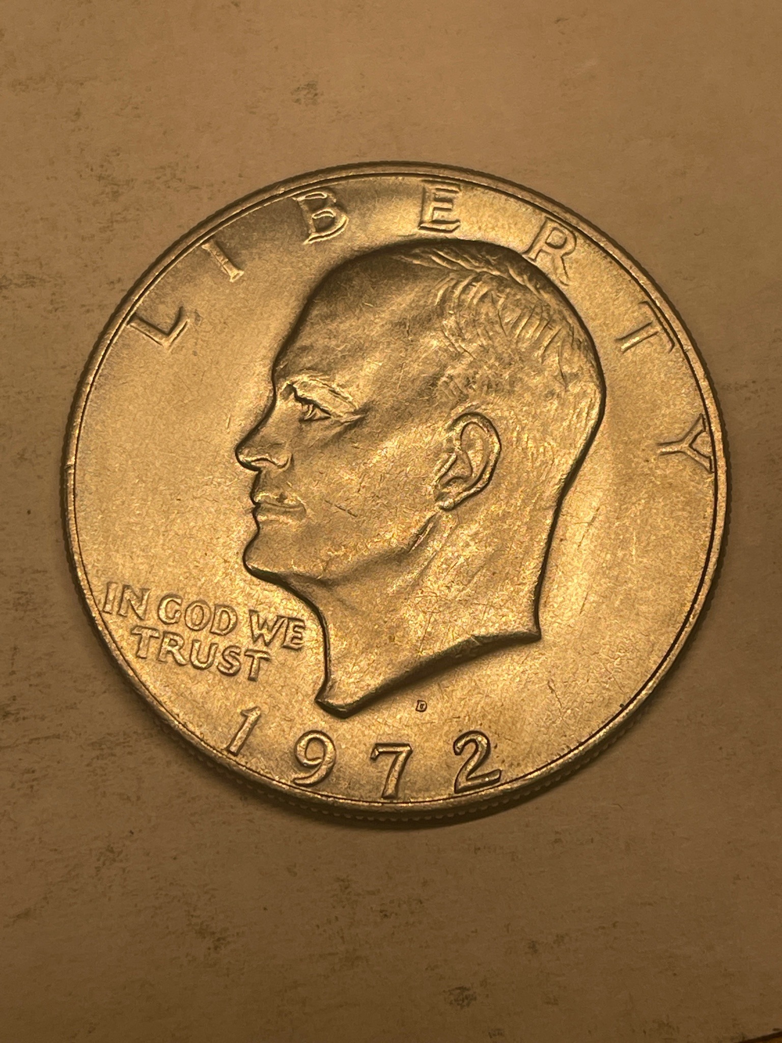 Eisenhower Dollar — obverse