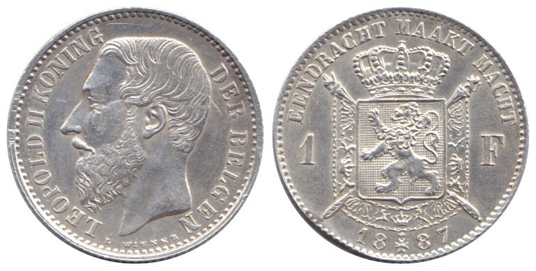 How to Identify the 1 Franc (Leopold II)