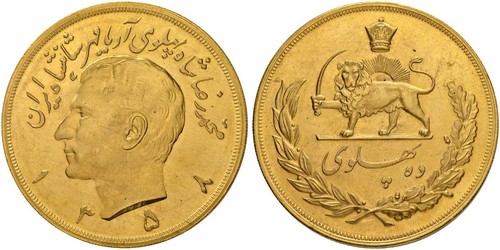 10 Pahlavi Gold Coin