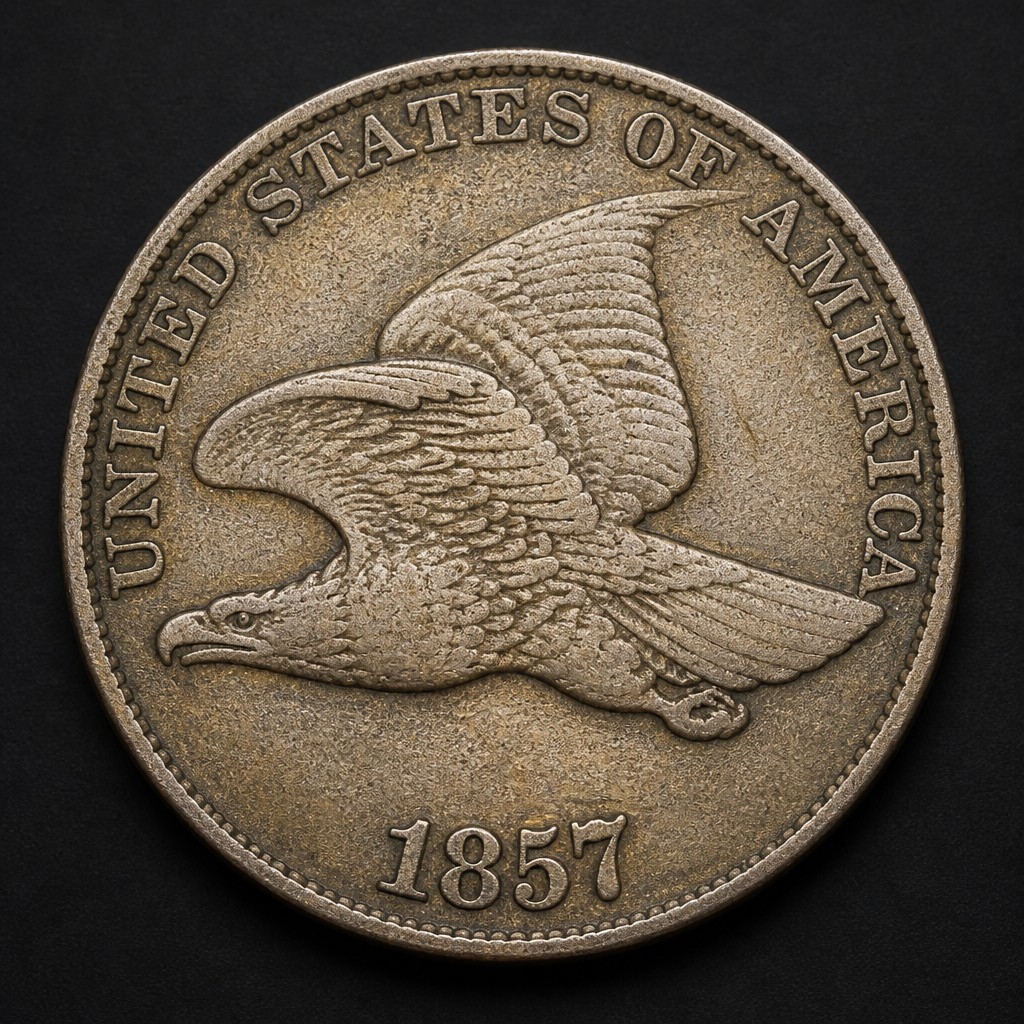 1857 Flying Eagle Cent