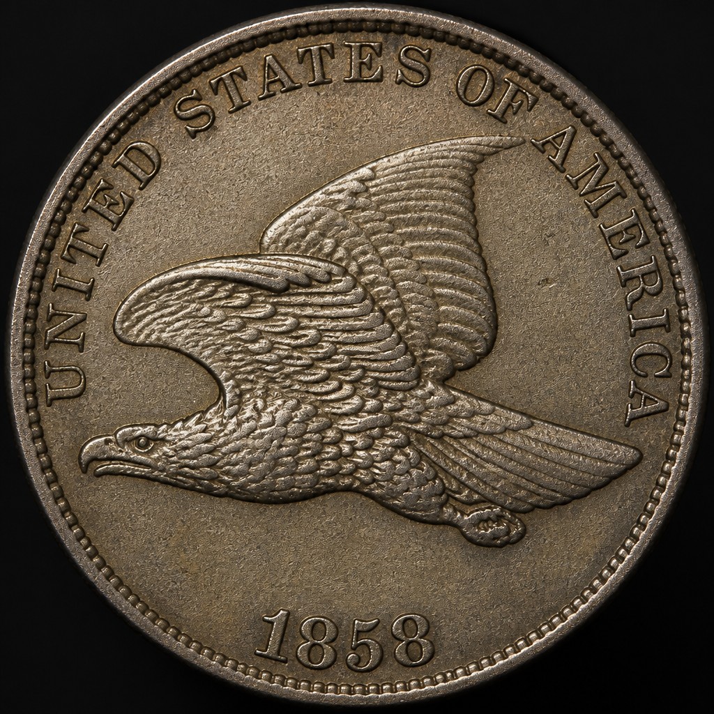 1858 Flying Eagle Cent