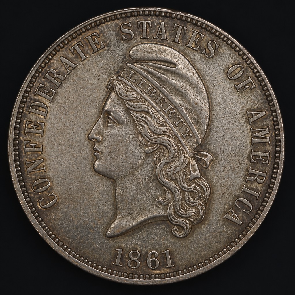 1861 Confederate Half Dollar
