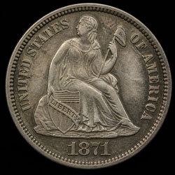 How to Identify the 1871-CC Seated Liberty Dime