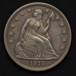How to Identify the 1875-CC Twenty-Cent Piece