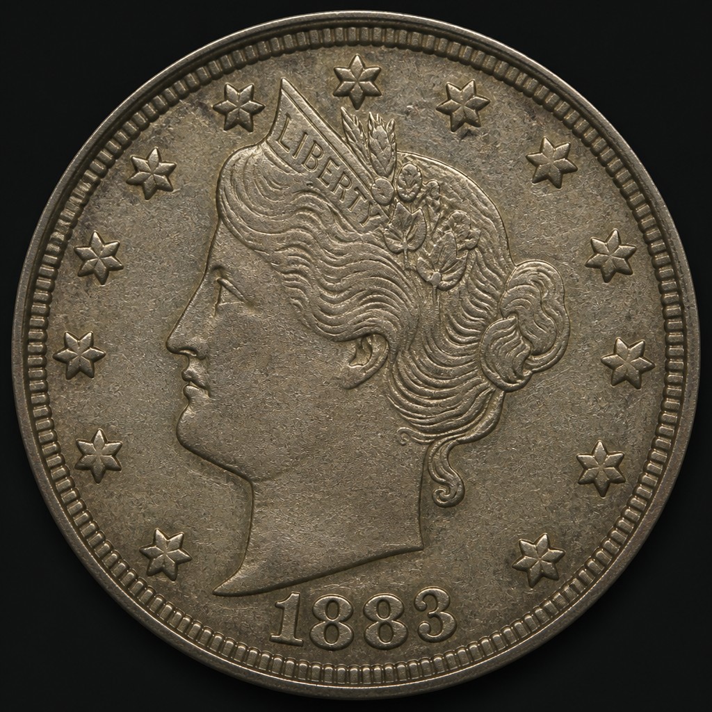 1883 No Cents Liberty Head Nickel