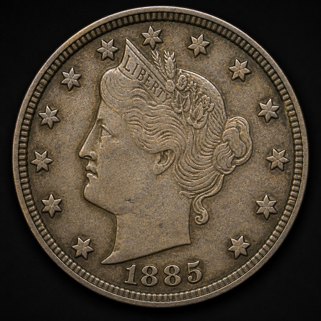 1885 Liberty Head V Nickel