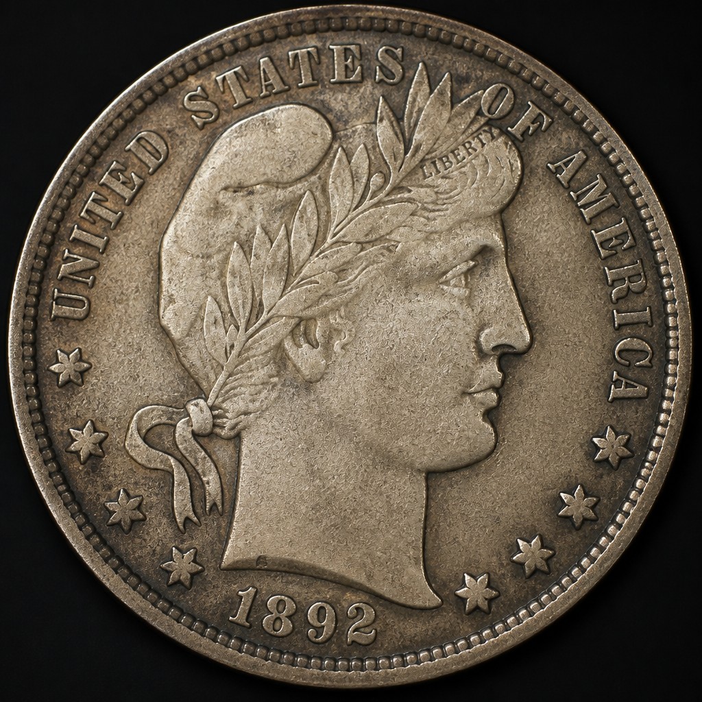 1892 Barber Half Dollar