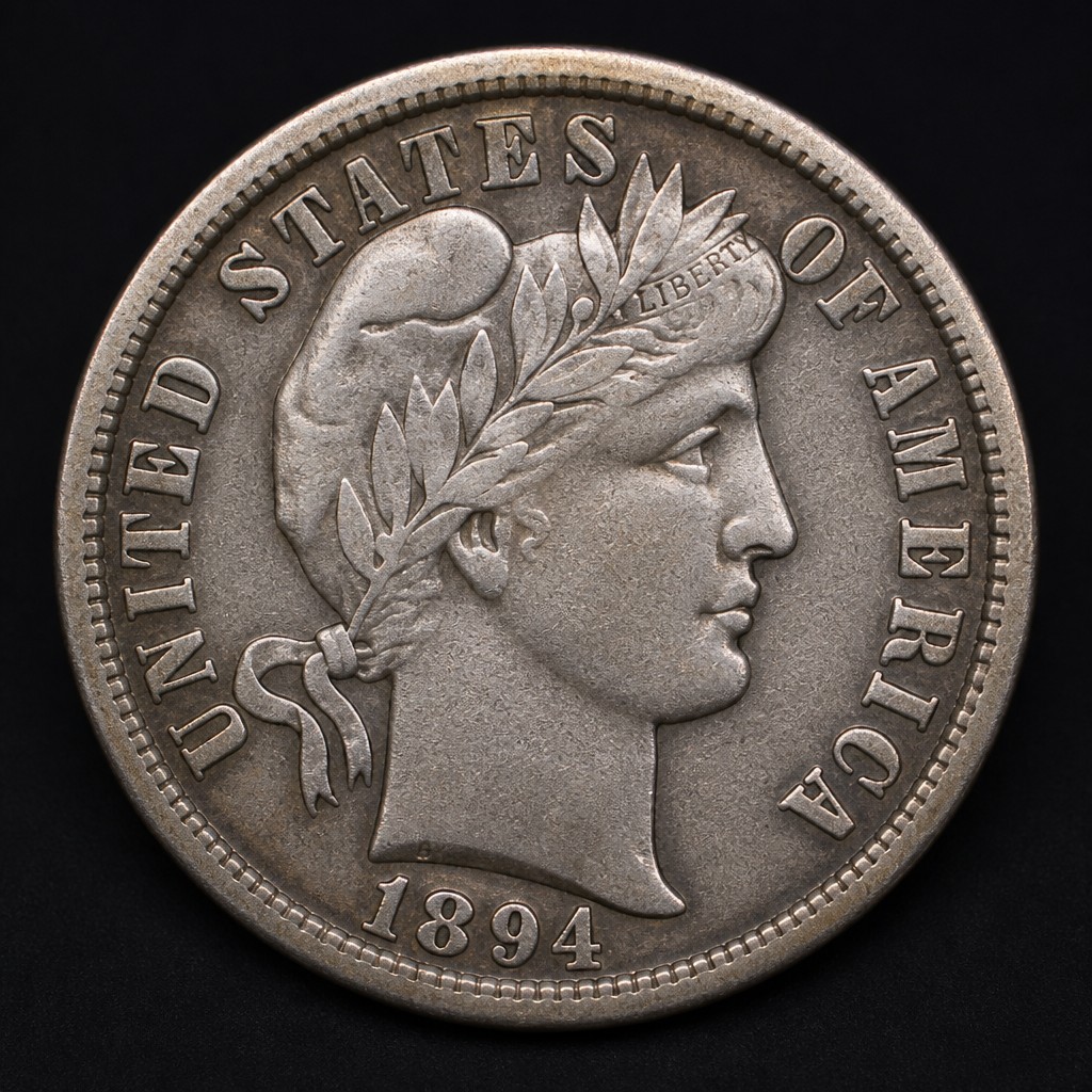 1894-S Barber Dime