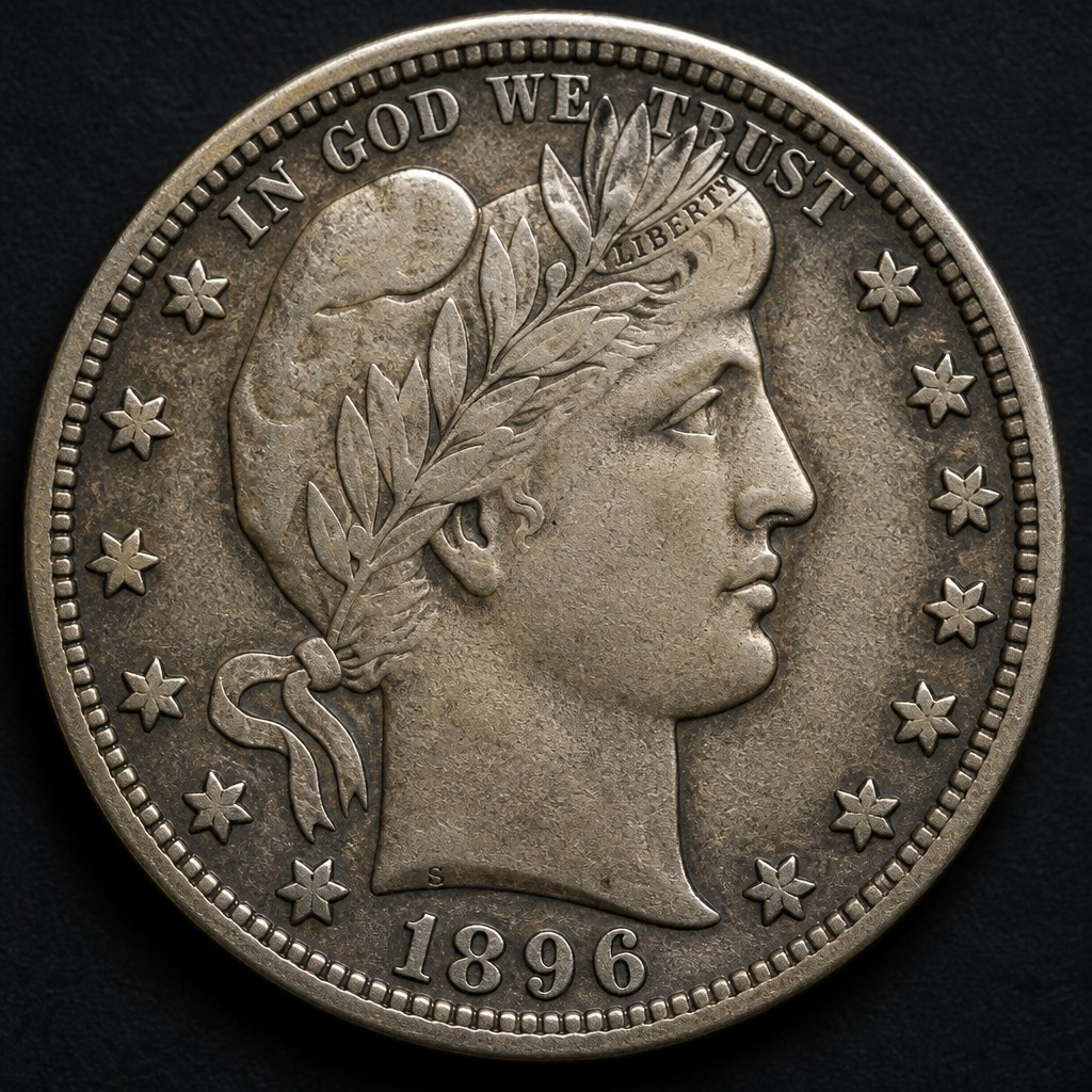 1896-S Barber Quarter
