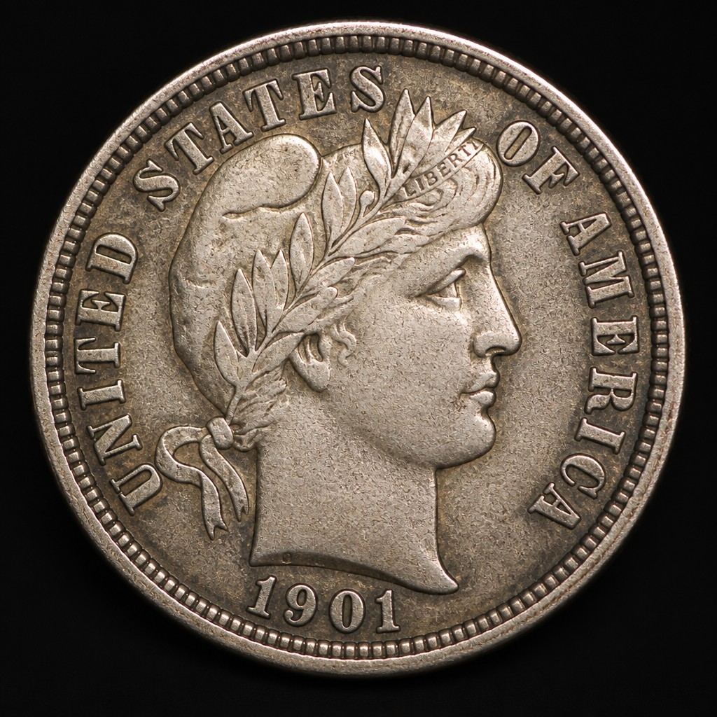 1901-S Barber Dime