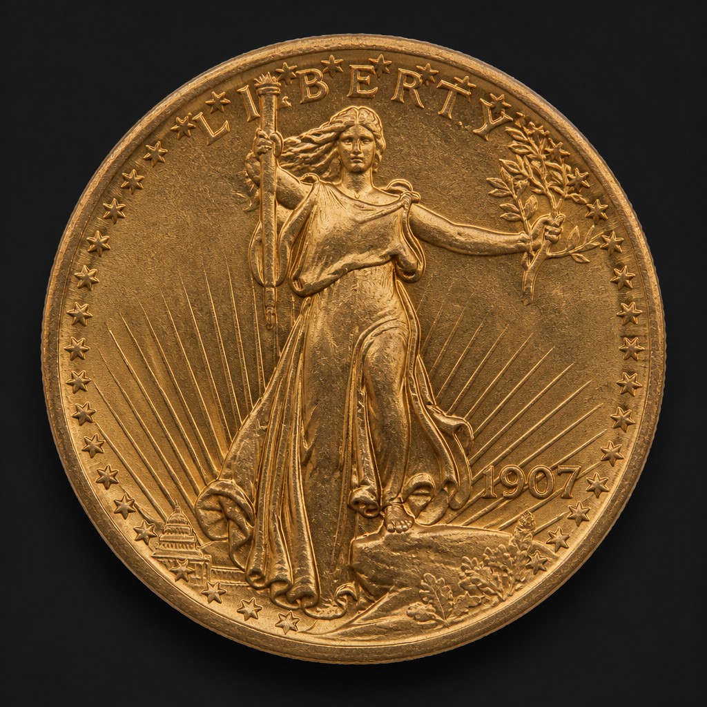 1907 High Relief Double Eagle