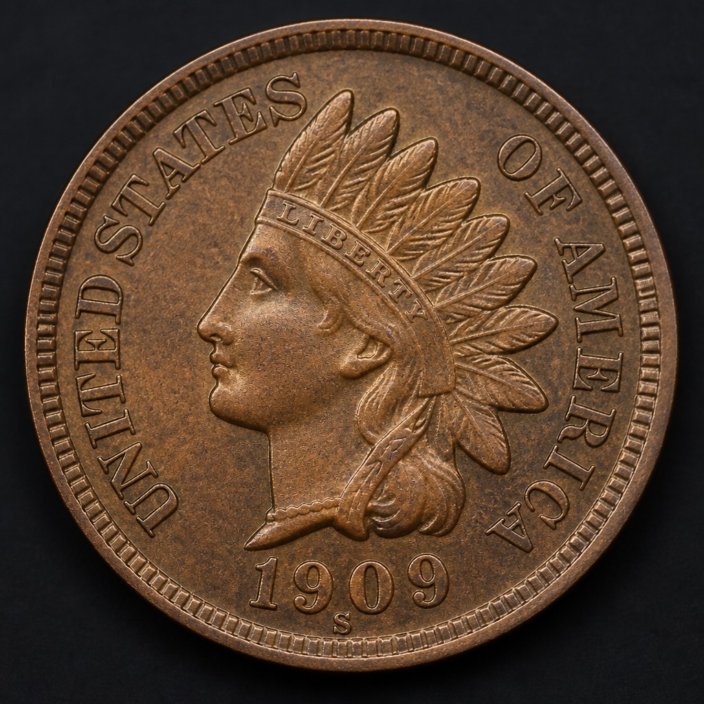 1909-S Indian Head Cent
