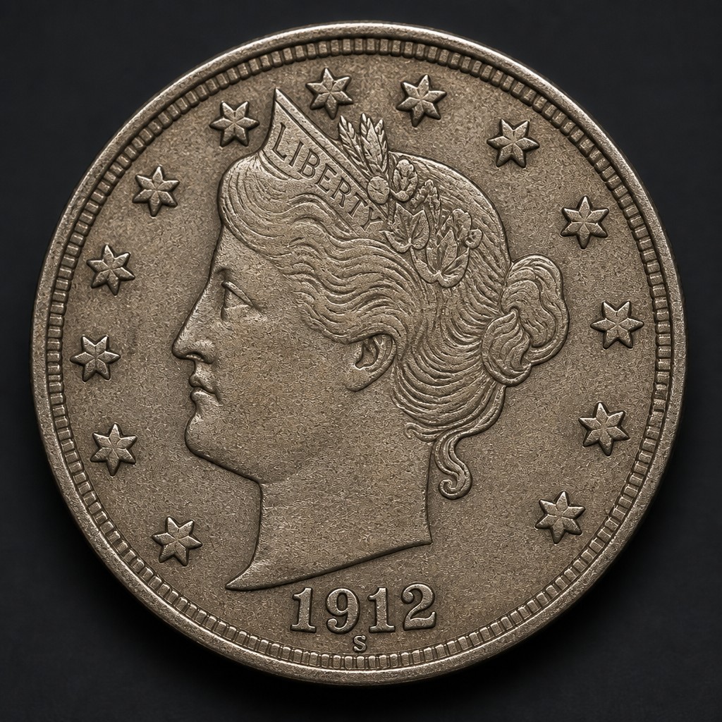 1912-S Liberty Head Nickel