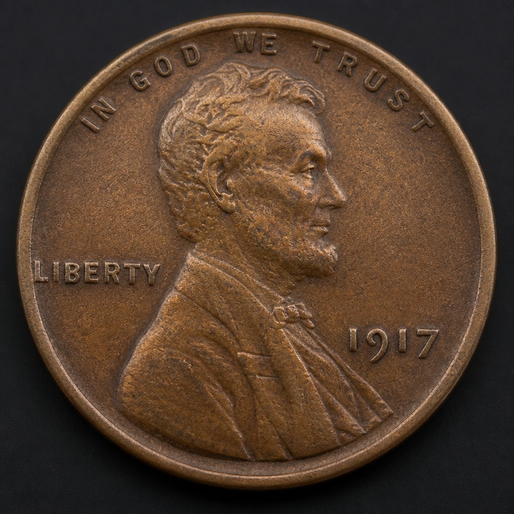 1917 Doubled Die Obverse Lincoln Cent