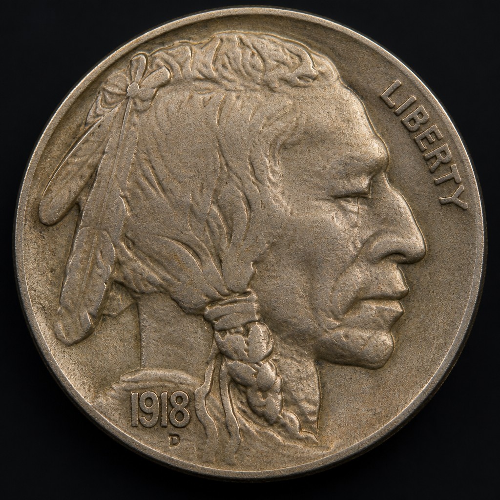 1918/7-D Buffalo Nickel