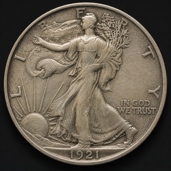 How to Identify the 1921 Walking Liberty Half Dollar