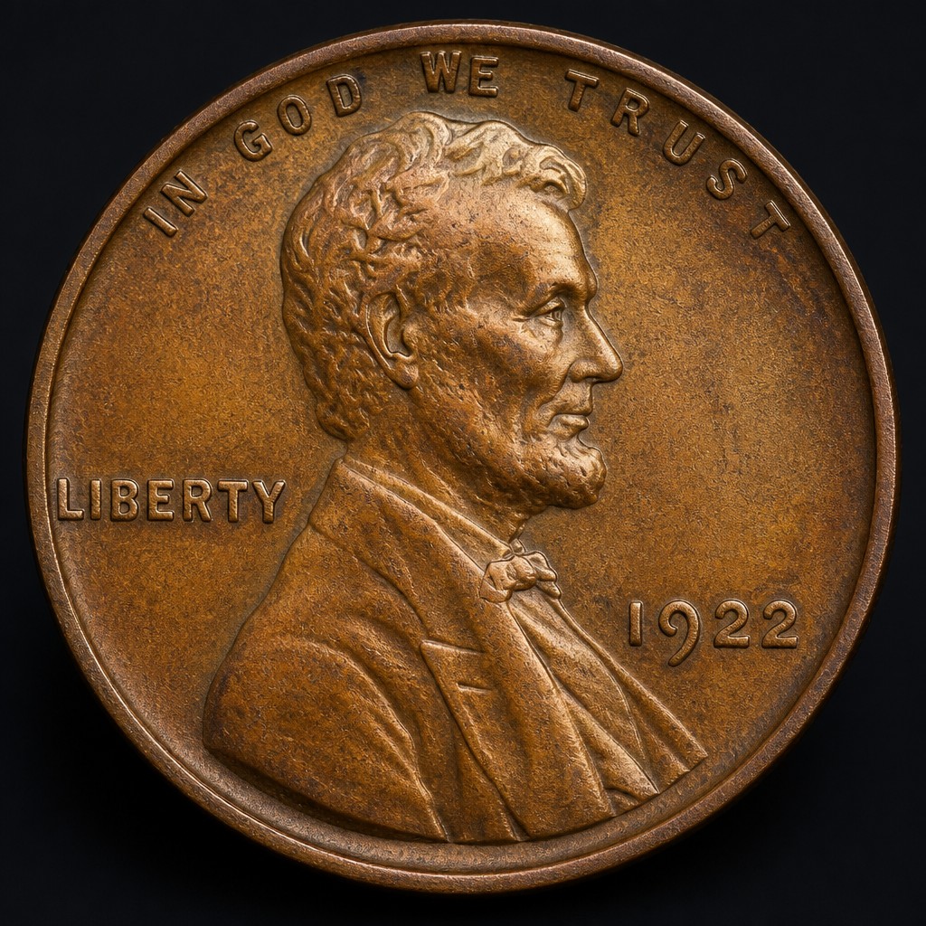 1922 No D Lincoln Cent