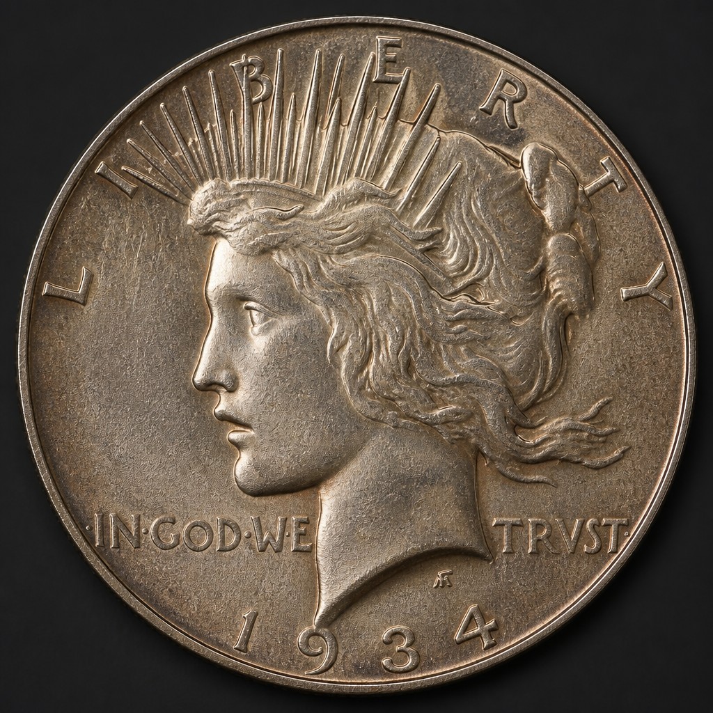 1934 Peace Dollar