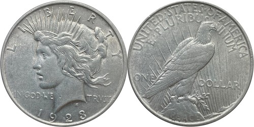 1934 Peace Dollar