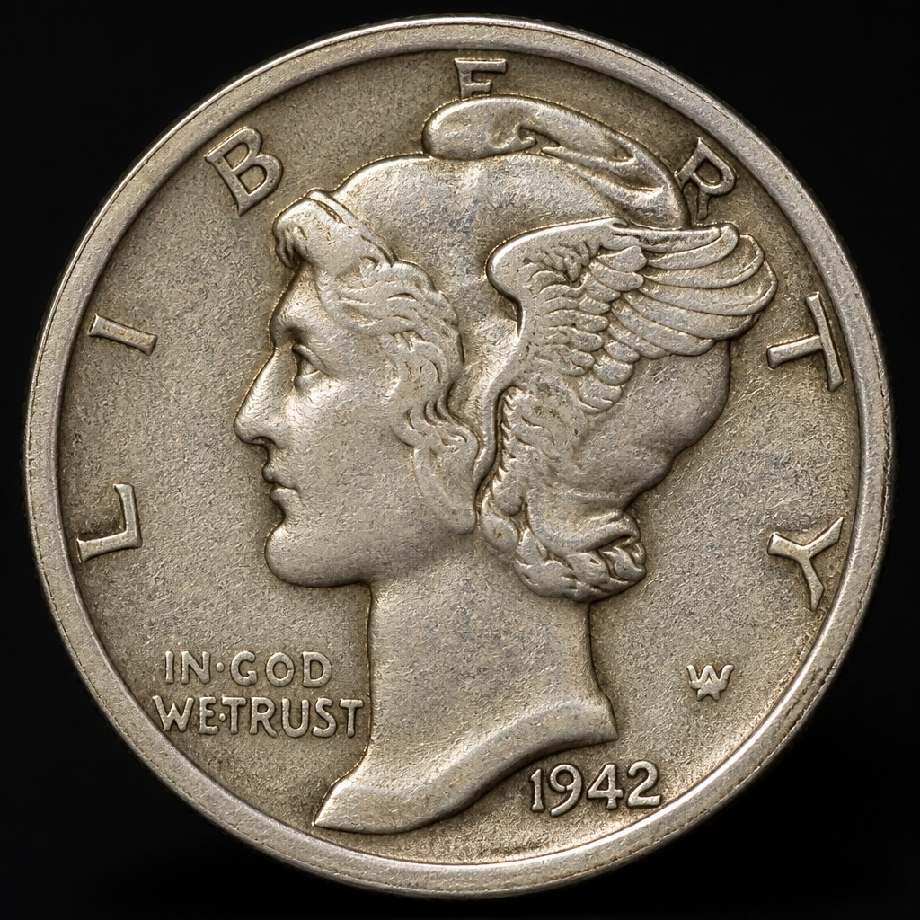 1942/1 Mercury Dime Overdate