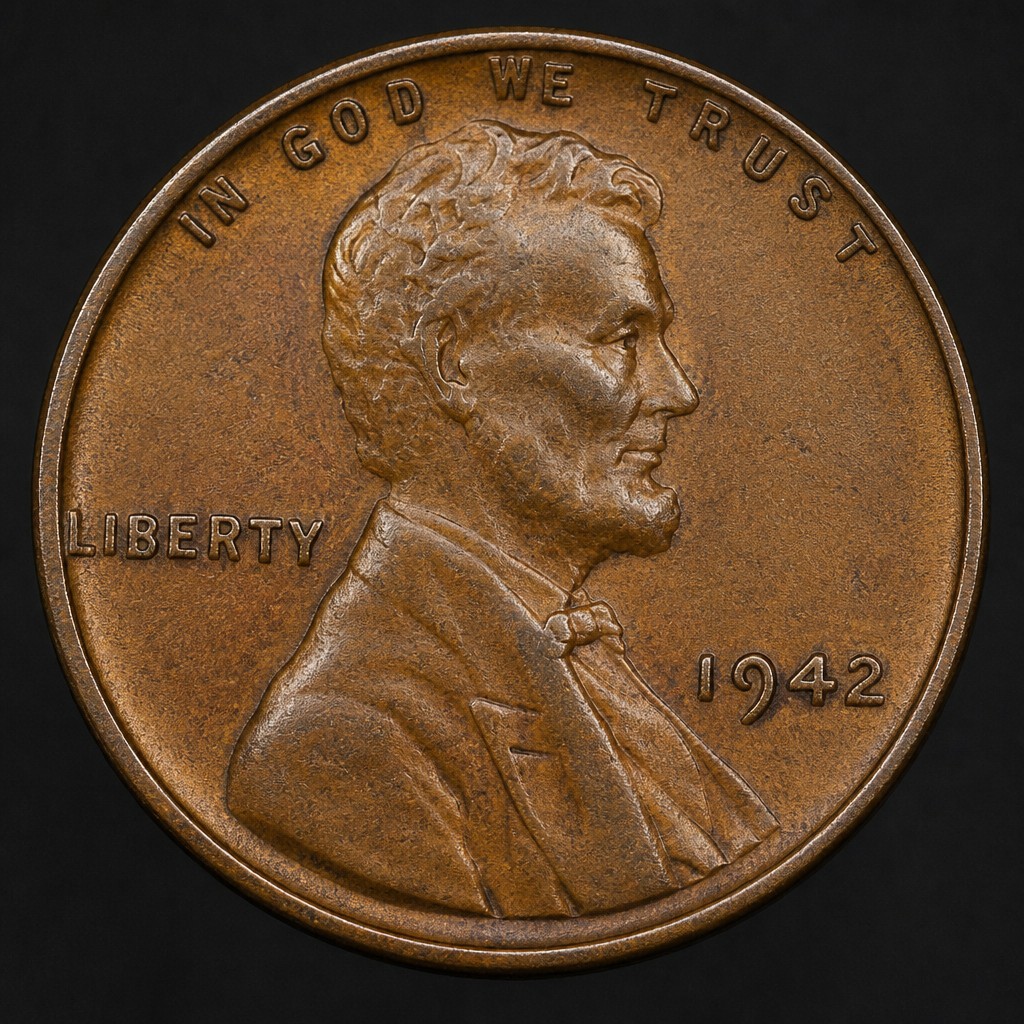 1942 Doubled Die Obverse Lincoln Cent