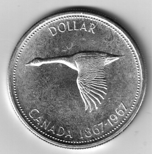 1967 Centennial Silver Dollar (Goose)
