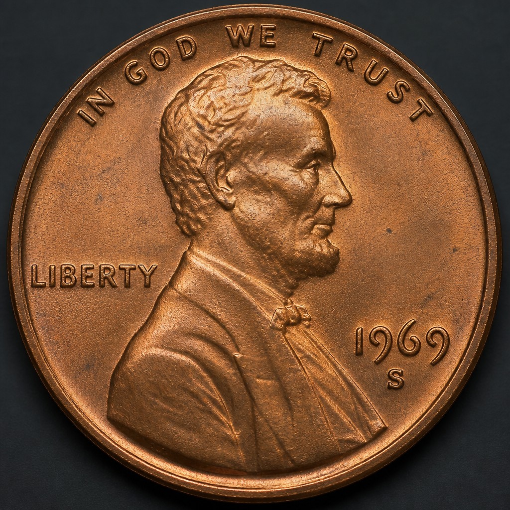 1969-S Doubled Die Obverse Lincoln Cent