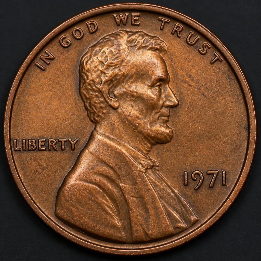1971 Doubled Die Obverse Lincoln Cent