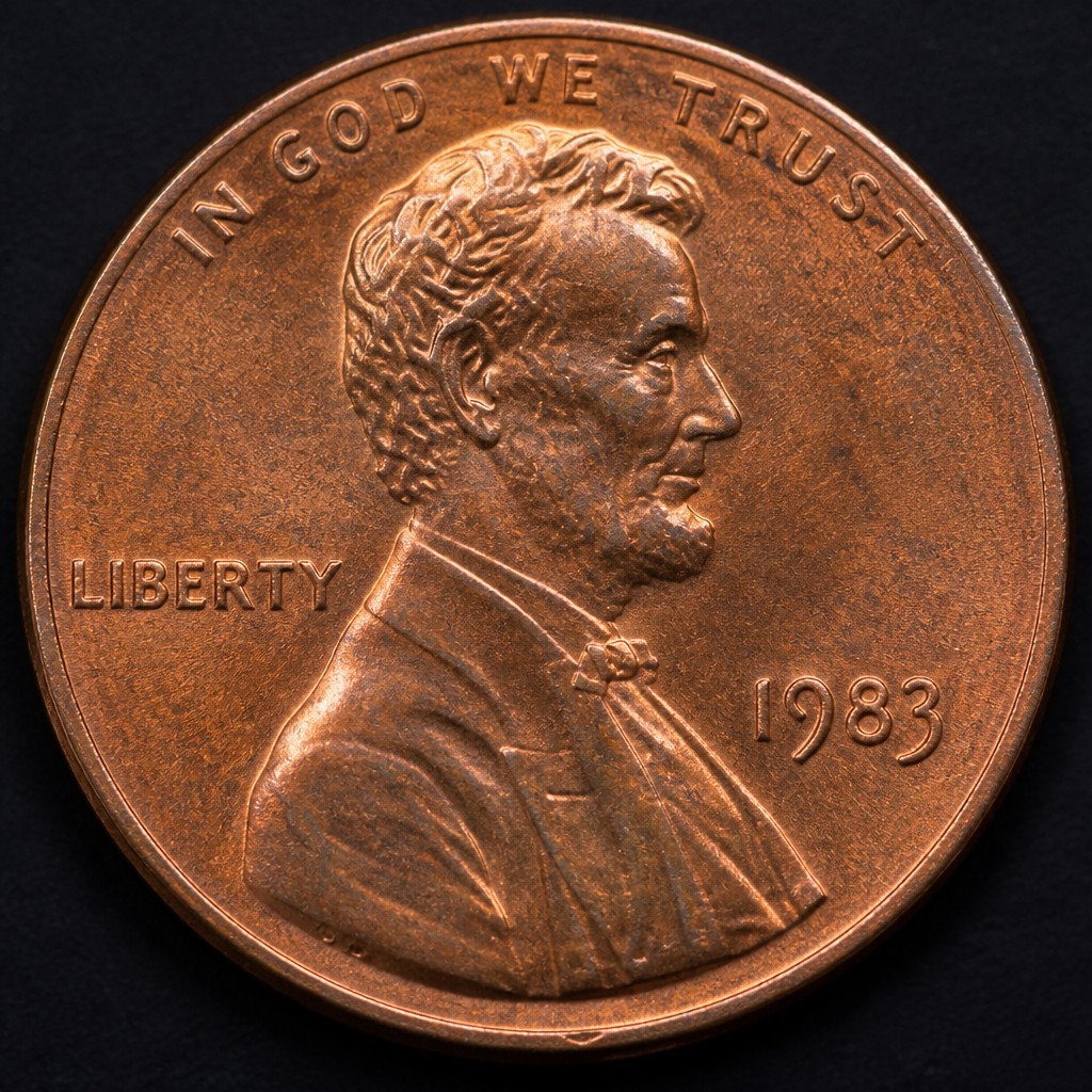 1983 Doubled Die Reverse Lincoln Cent