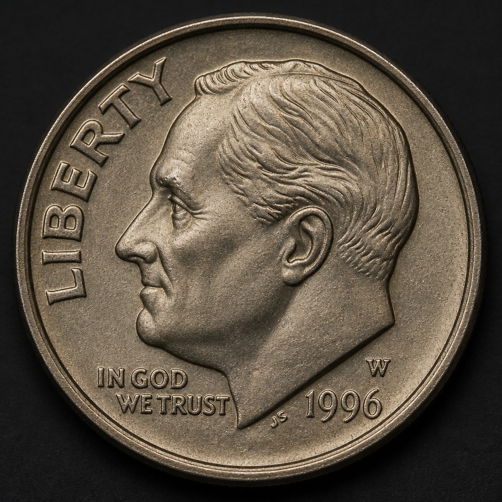 1996-W Roosevelt Dime