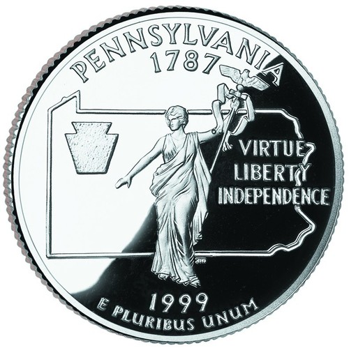 1999 Pennsylvania State Quarter