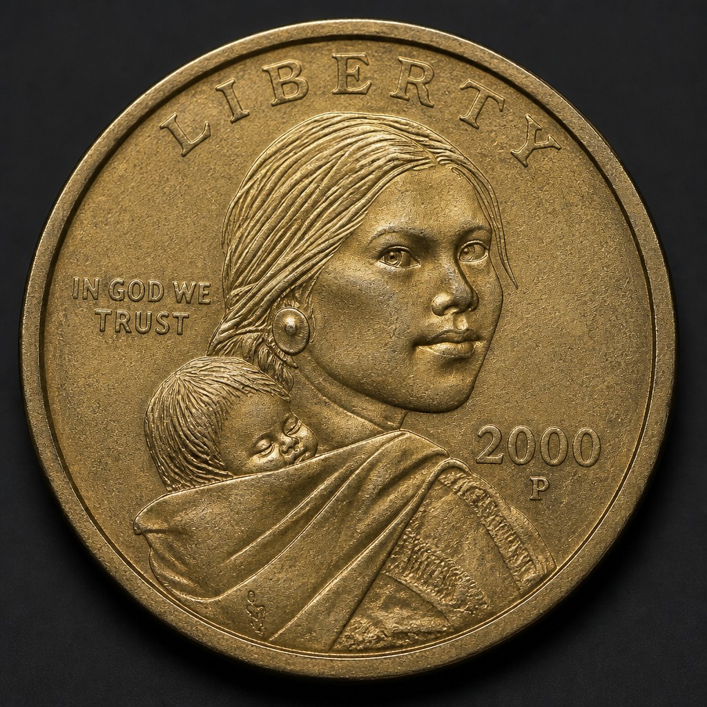 2000-P Sacagawea/Washington Quarter Mule