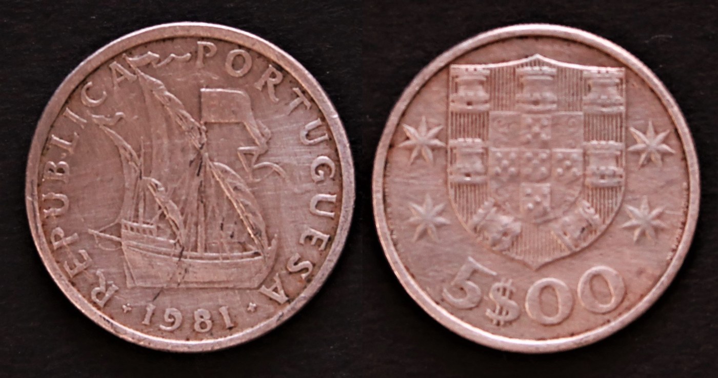 5 Escudos