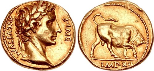 Aureus of Augustus