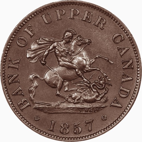 Bank of Upper Canada Half-Penny Token