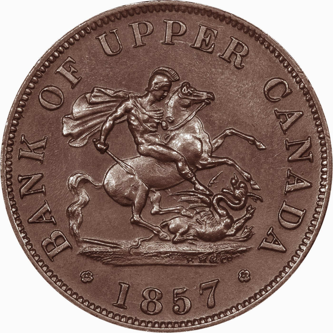 Bank of Upper Canada Half-Penny Token
