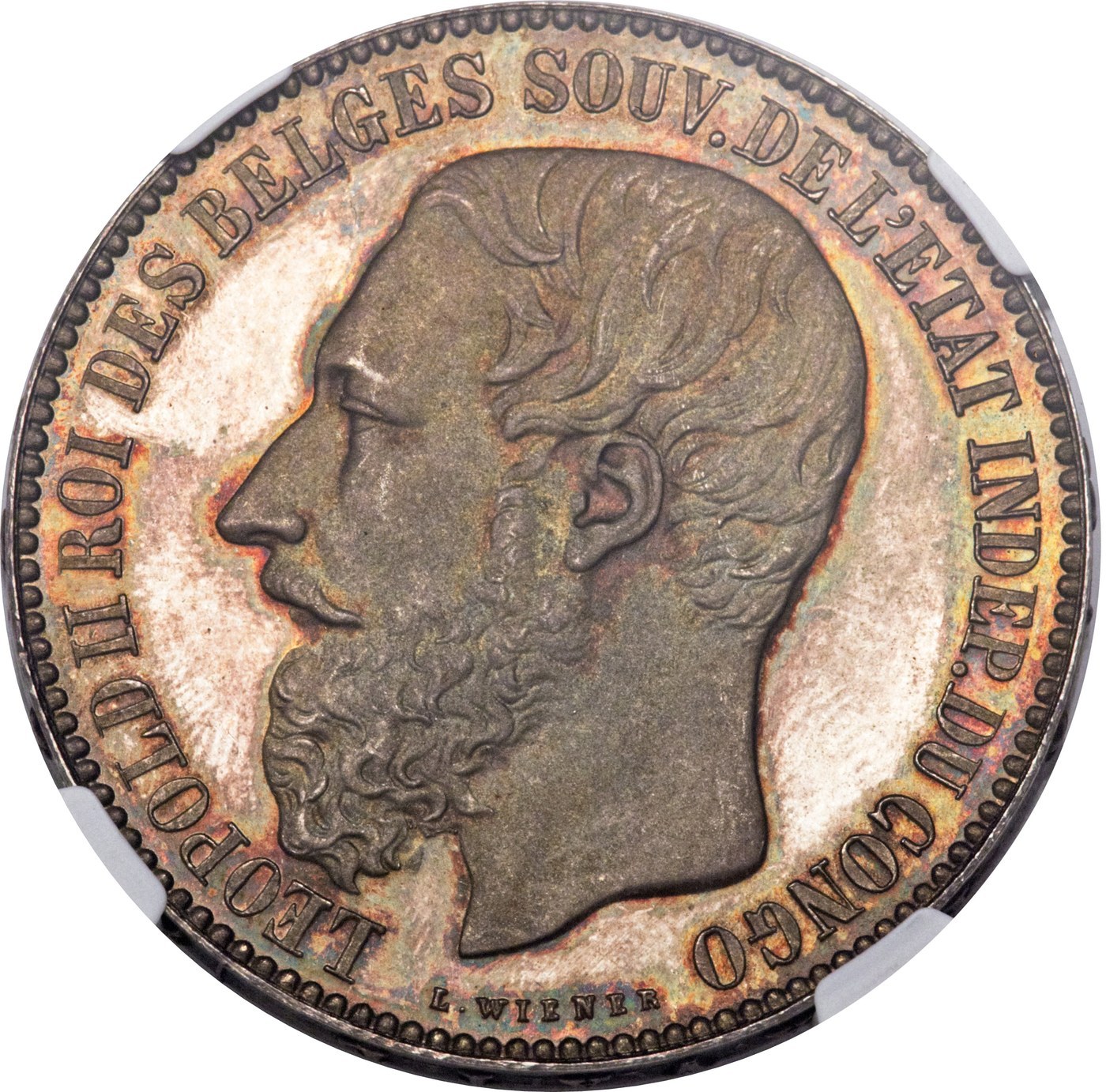Belgian Congo 5 Francs (Copper)