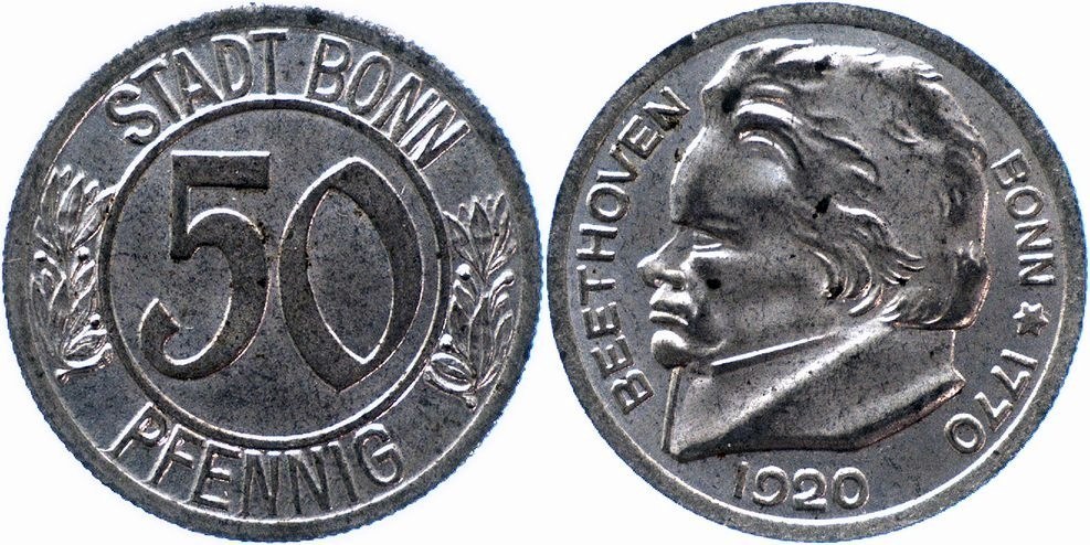 How to Identify the Bonn Notgeld 50 Pfennig